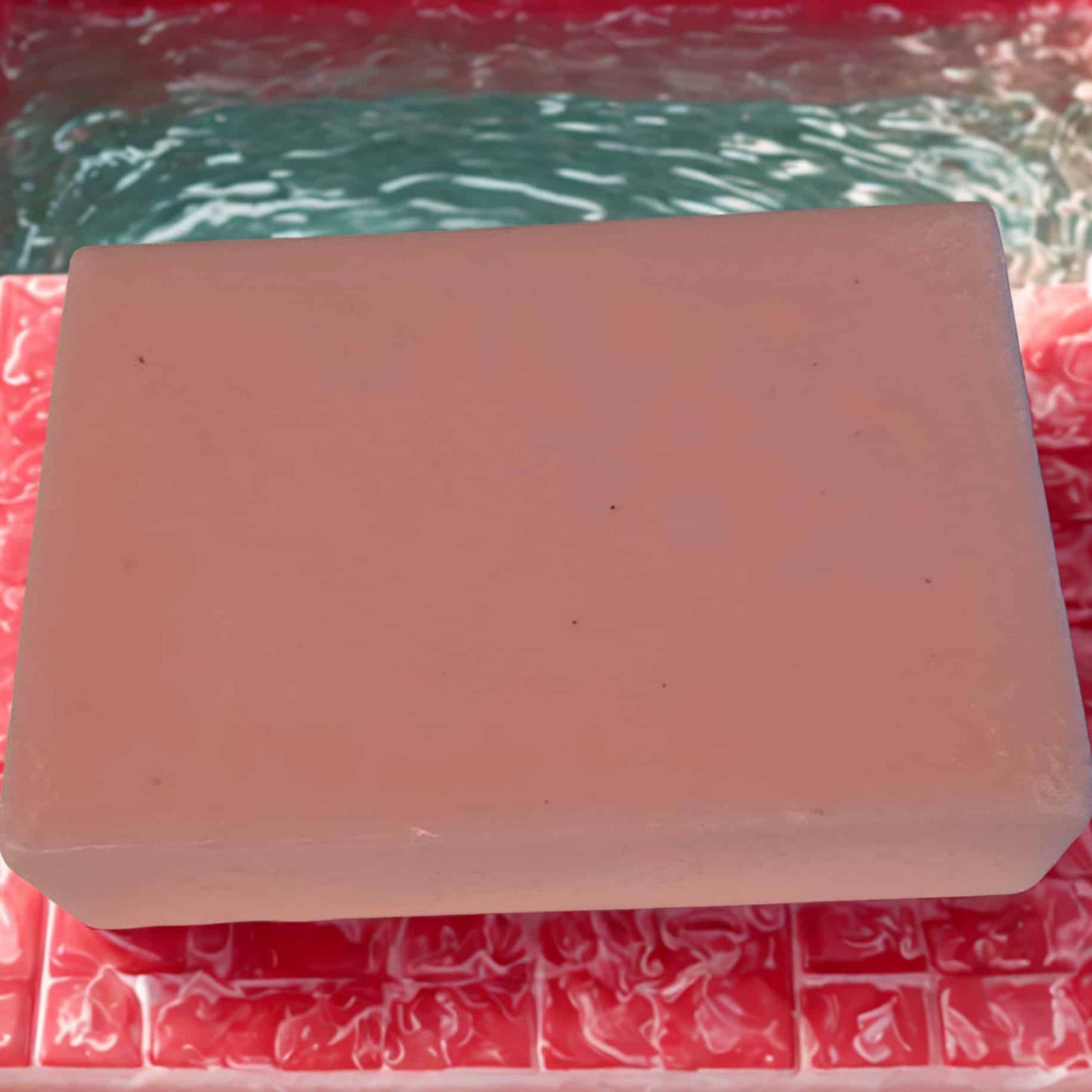 Handmade brambleberry soap – rectangular pink artisan bar, small‑batch Michigan gift soap.