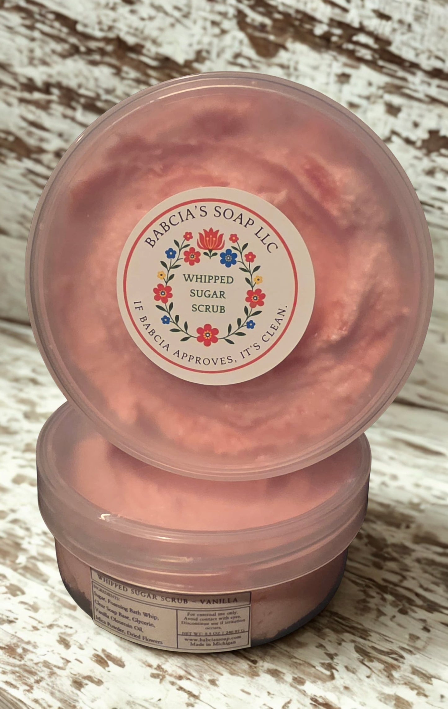 Vanilla Whipped Sugar Scrub